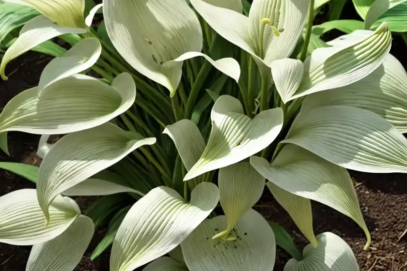 Hosta ‘sagae’ (plantain lily) — photo 3