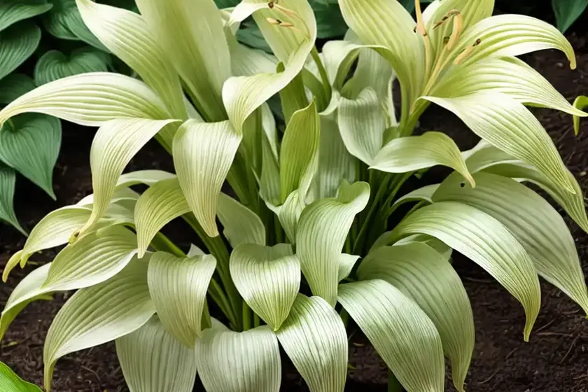 Hosta ‘victory’ (plantain lily) — photo 2