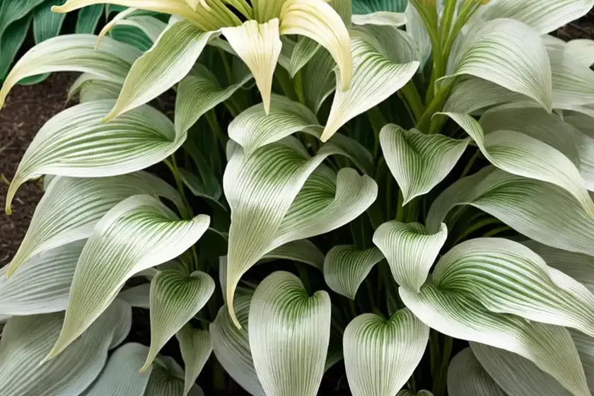 Hosta ‘warwick comet’ (plantain lily) — photo 2