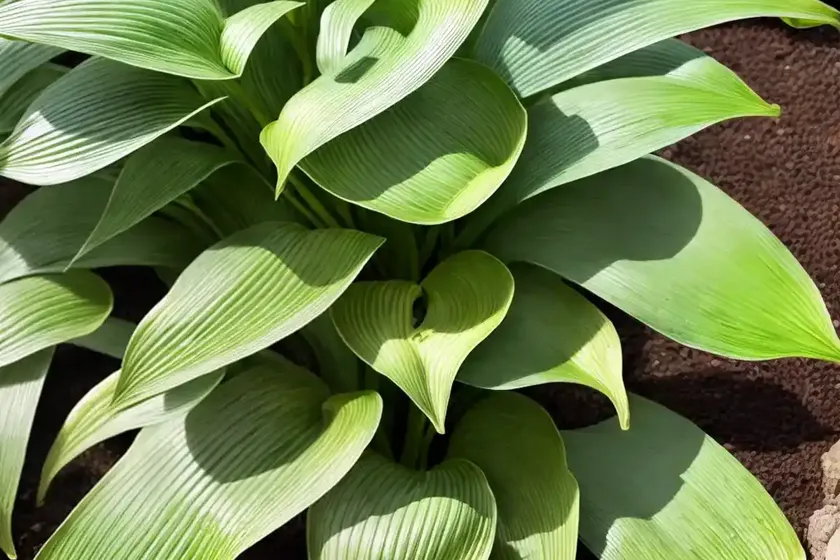 Hosta ‘waterslide’ (plantain lily) — photo 3