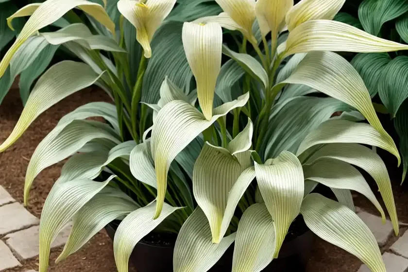 Hosta ‘whirlwind’ (plantain lily) — photo 3