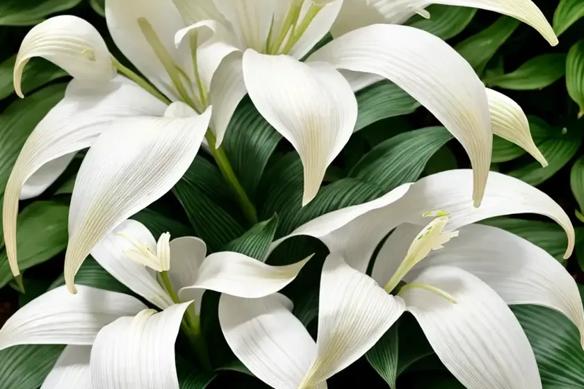 Hosta ‘white feather’ (plantain lily) — photo 2