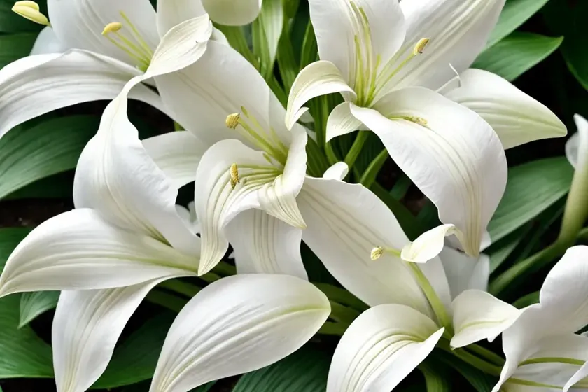 Hosta ‘white feather’ (plantain lily) — photo 3