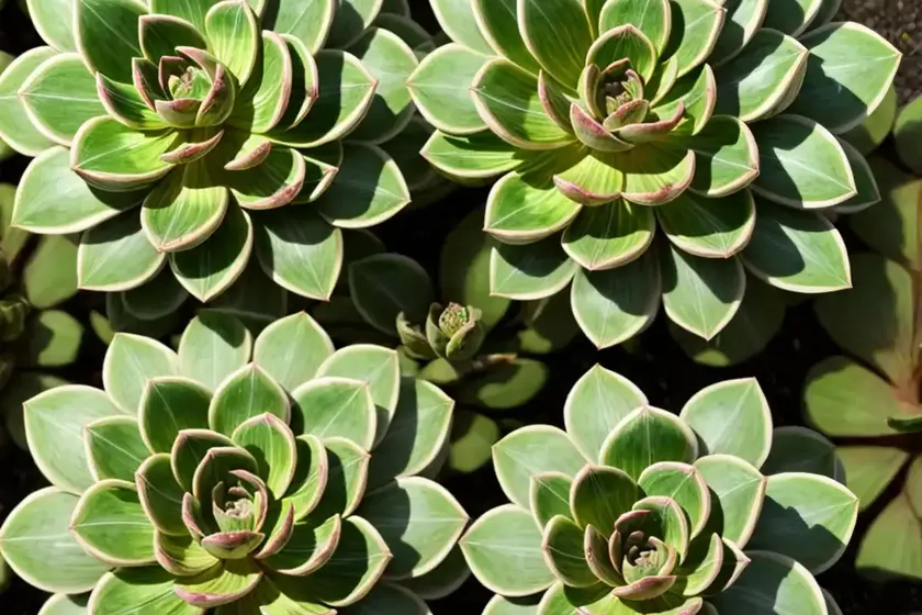 Housetree leek (aeonium arboreum) — photo 3