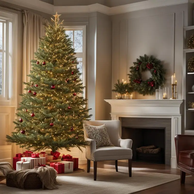 Wrapping Christmas Tree Lights