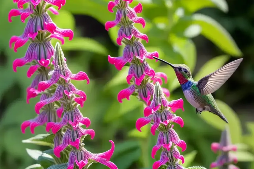 Hummingbird sage (salvia spathacea) — photo 3