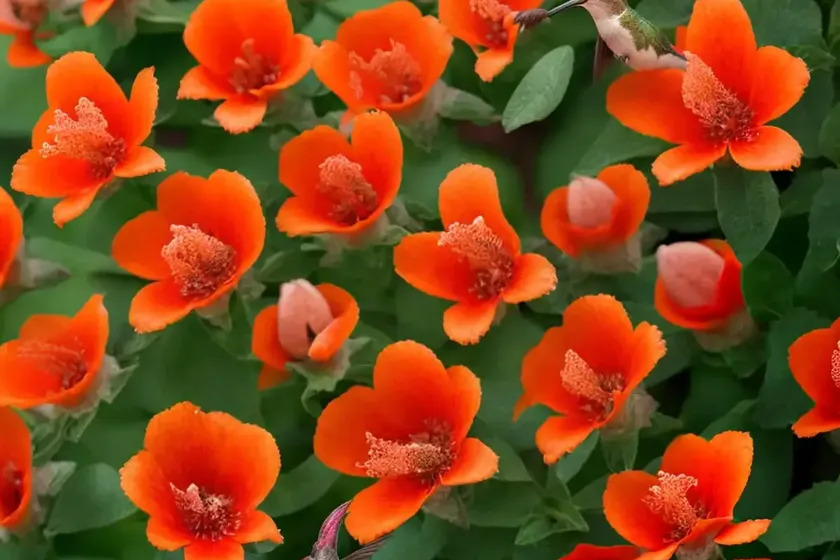 Hummingbird’s Trumpet (Zauschneria ‘Orange Carpet’) — photo 2
