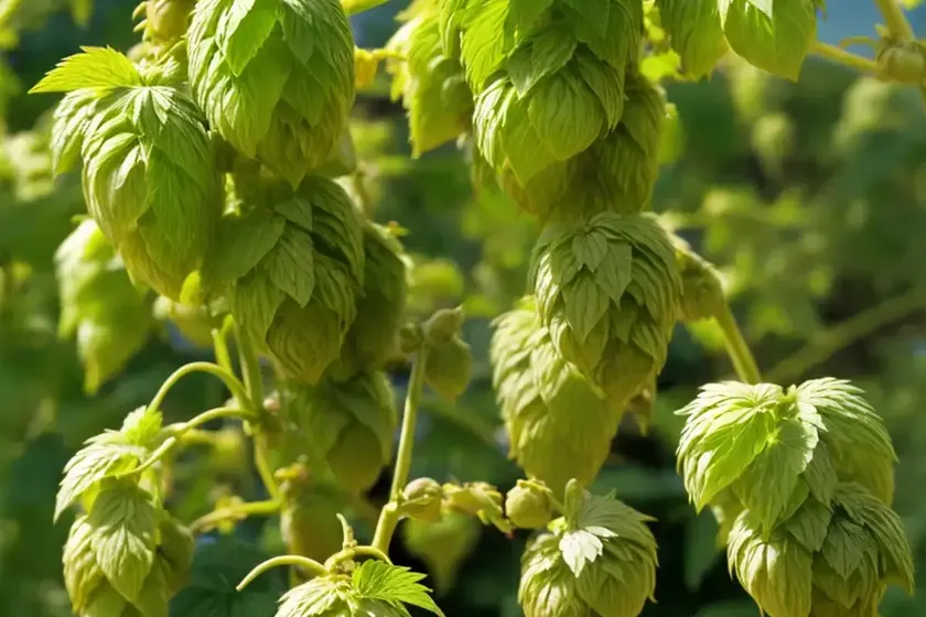 Humulus lupulus ‘aureus’ (common hop) — photo 3