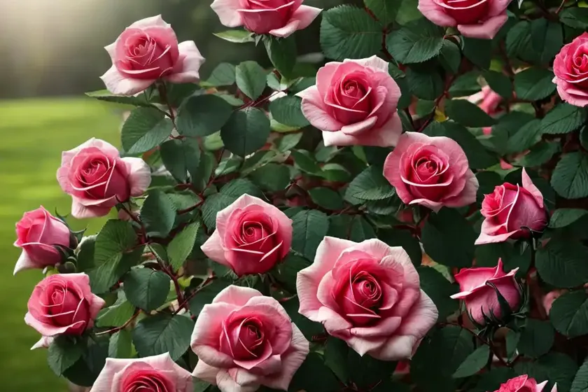 Hungarian rose (rosa gallica) — photo 3