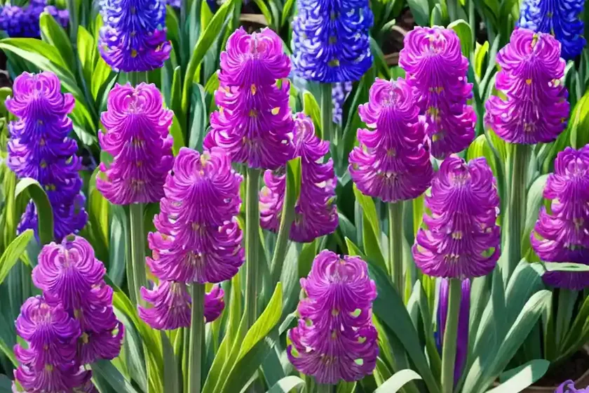 Hyacinthus orientalis ‘hollyhock’ (dutch hyacinth) — photo 2