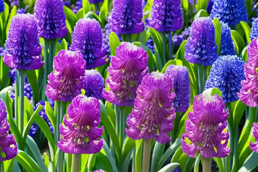Hyacinthus orientalis ‘hollyhock’ (dutch hyacinth) — photo 3