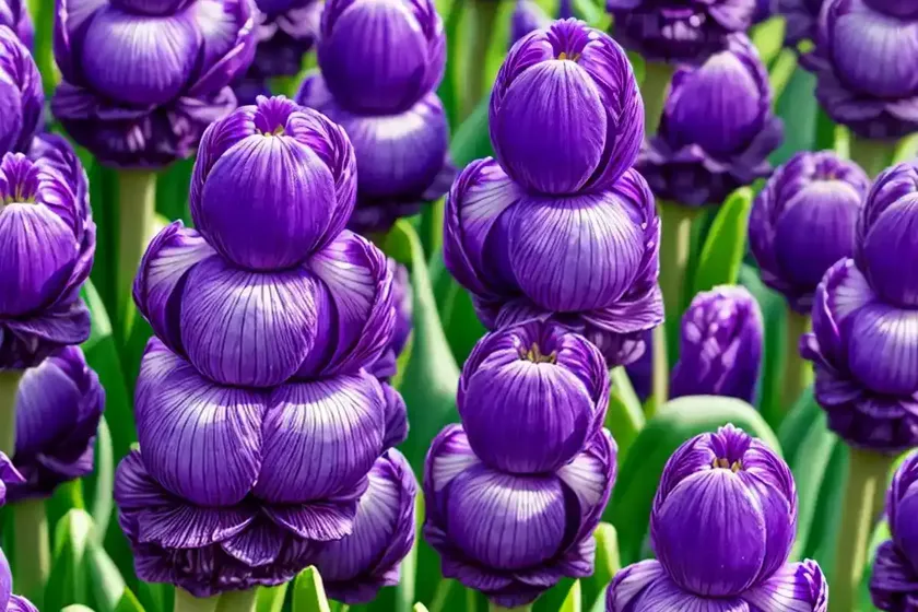 Hyacinthus orientalis ‘purple sensation’ (dutch hyacinth) — photo 2