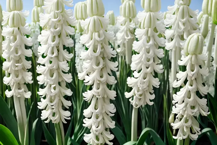Hyacinthus orientalis ‘white festival’ (dutch hyacinth) — photo 3