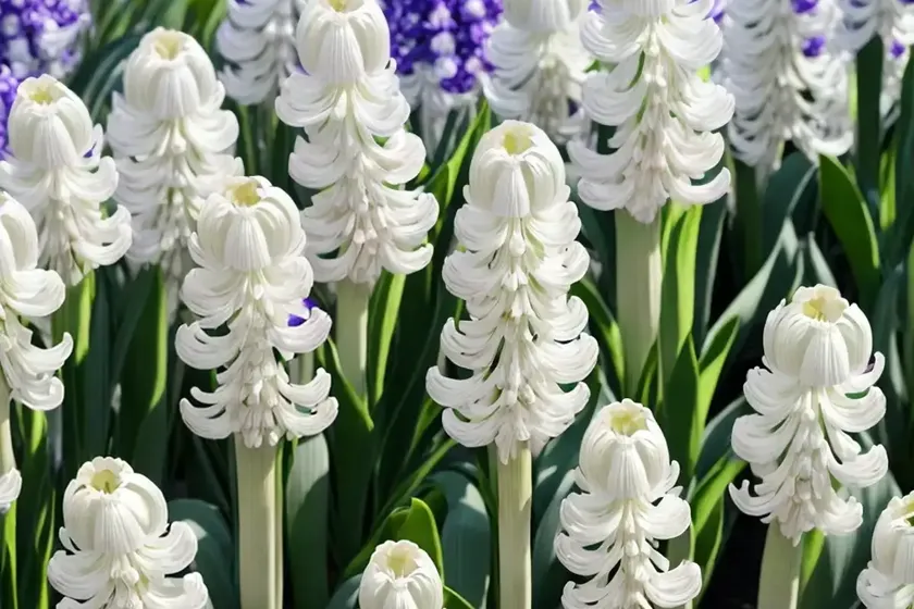 Hyacinthus orientalis ‘white pearl’ (dutch hyacinth) — photo 3