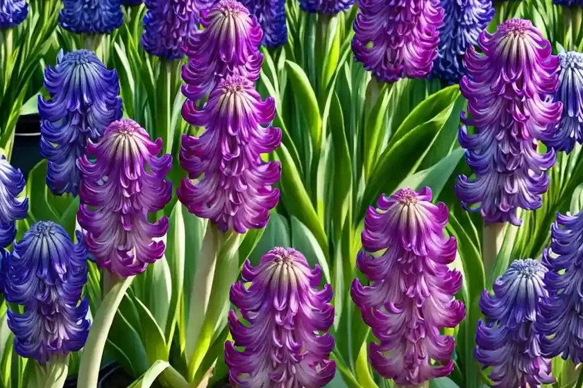 Hyacinthus orientalis ‘woodstock’ (dutch hyacinth) — photo 3