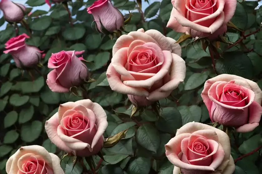 Hybrid tea rose (rosa ‘korbilant’ parole) — photo 3