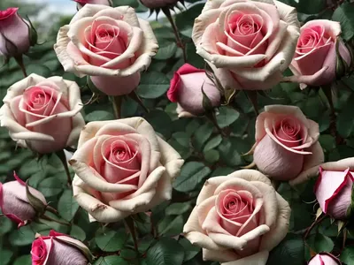 Hybrid Tea Rose (Rosa ‘Meizeli’ THE MCCARTNEY ROSE)