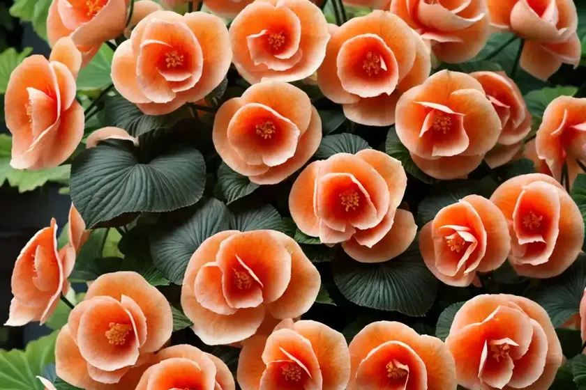 Hybrid tuberous begonia (begonia (tuberosa group) — photo 2