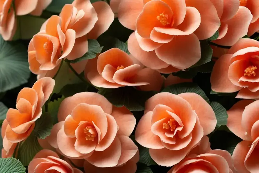 Hybrid tuberous begonia (begonia (tuberosa group) — photo 3