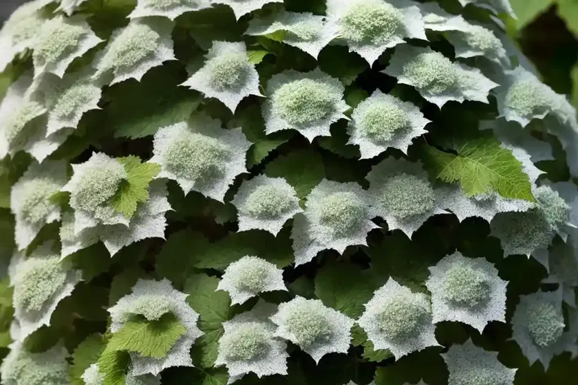 Hydrangea quercifolia ‘sike’s dwarf’ (oak leaf hydrangea) — photo 2
