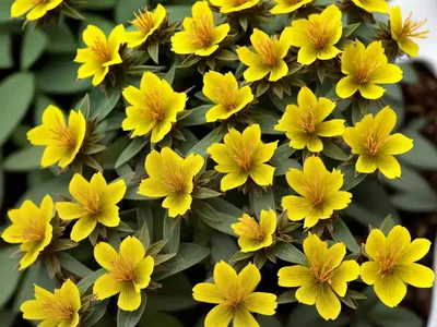 Hypericum X Moserianum ‘Tricolor’ (St. John’s Wort)