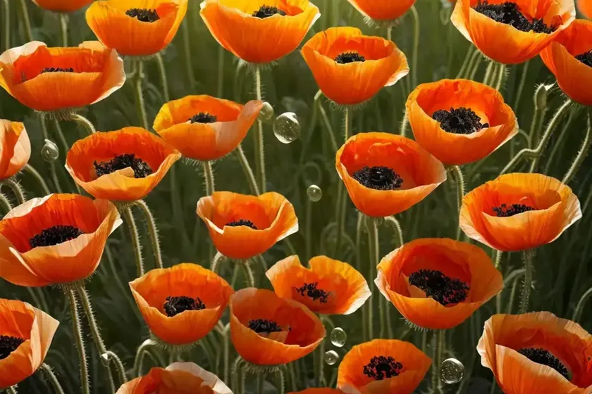 Icelandic Poppy (Papaver Nudicaule ‘Champagne Bubbles Orange’) — photo 2