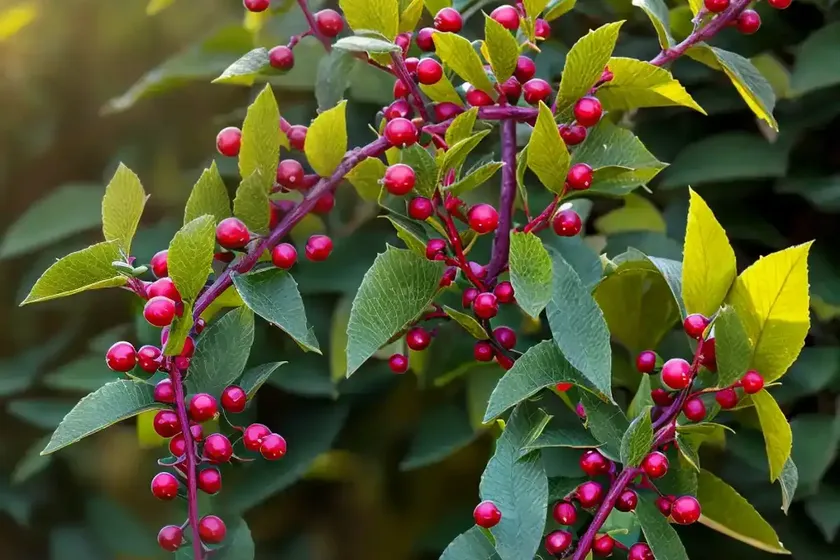 Ilex verticillata ‘winter gold’ (winterberry) — photo 2
