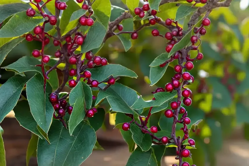 Ilex verticillata ‘winter gold’ (winterberry) — photo 3
