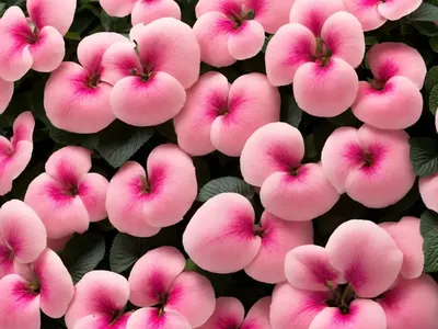 Impatiens ‘Infinity Pink’)
