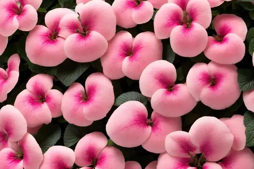 Impatiens ‘Infinity Pink’)