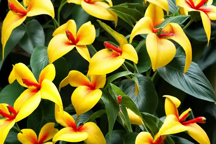 Impatiens niamniamensis (parrot plant) — photo 3