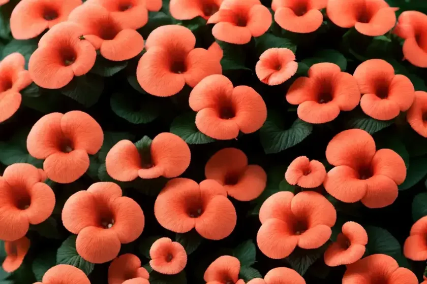 Impatiens ‘sunpatiens compact hot coral’) — photo 3