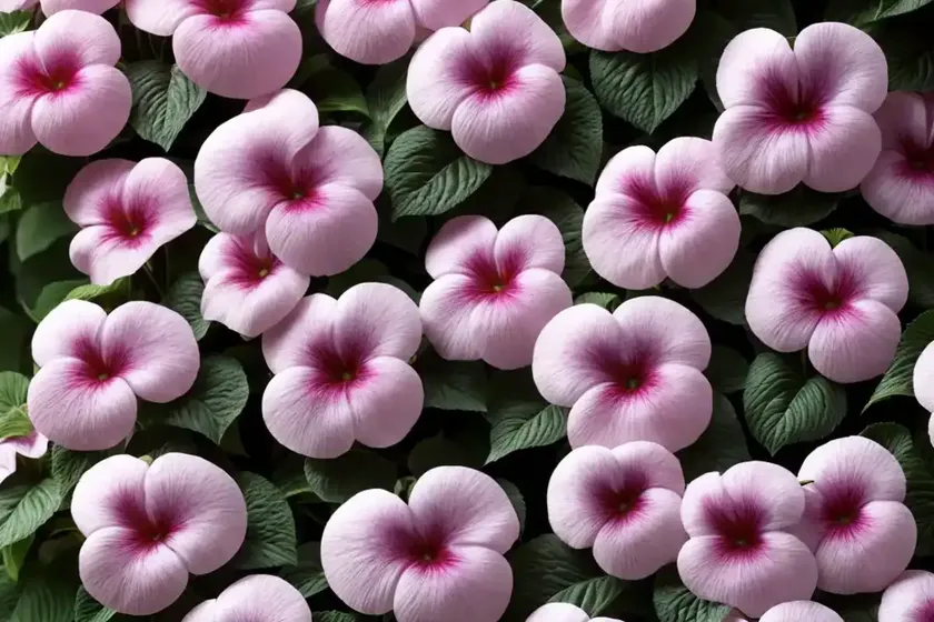 Impatiens ‘sunpatiens compact lilac’) — photo 2