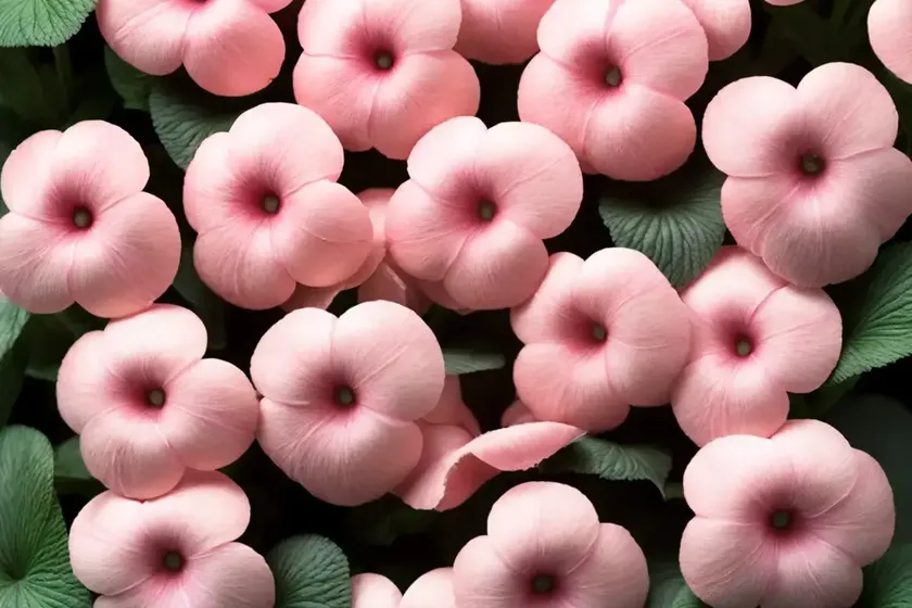 Impatiens ‘sunpatiens compact pink candy’) — photo 3