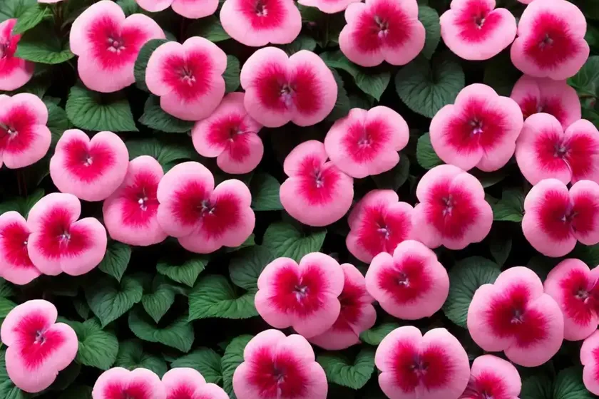Impatiens ‘sunpatiens compact royal magenta’) — photo 2