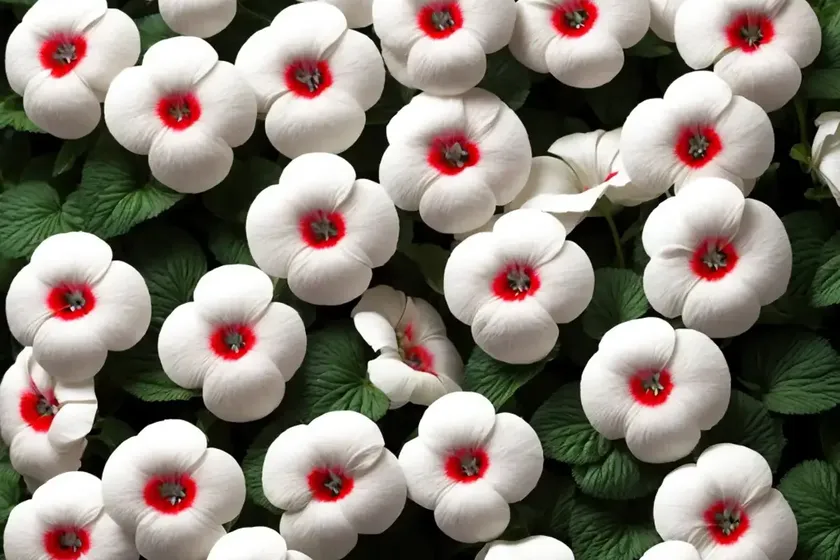 Impatiens ‘sunpatiens compact white’) — photo 3