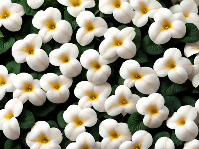 Impatiens ‘Sunpatiens Compact White’)