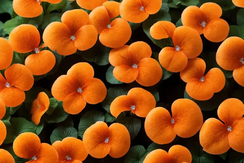 Impatiens ‘sunpatiens spreading clear orange’) — photo 3