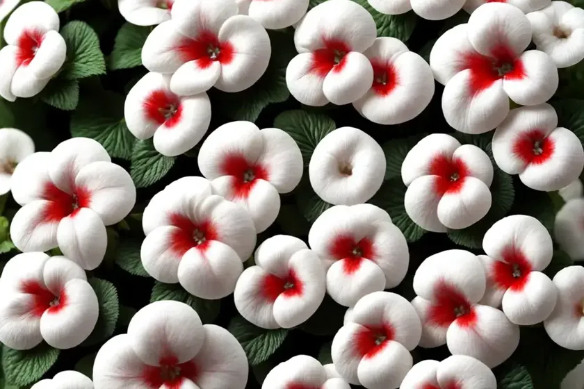 Impatiens ‘Sunpatiens Spreading Clear White’) — photo 2