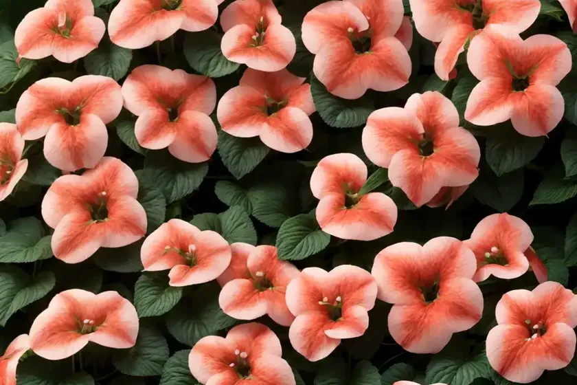 Impatiens ‘sunpatiens spreading corona’) — photo 2