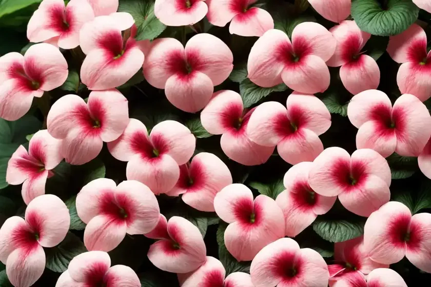 Impatiens ‘sunpatiens spreading pink flash’) — photo 2