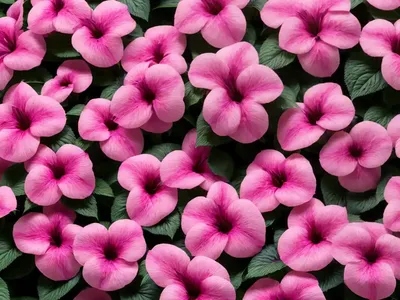 Impatiens Walleriana ‘Rockapulco Purple’)