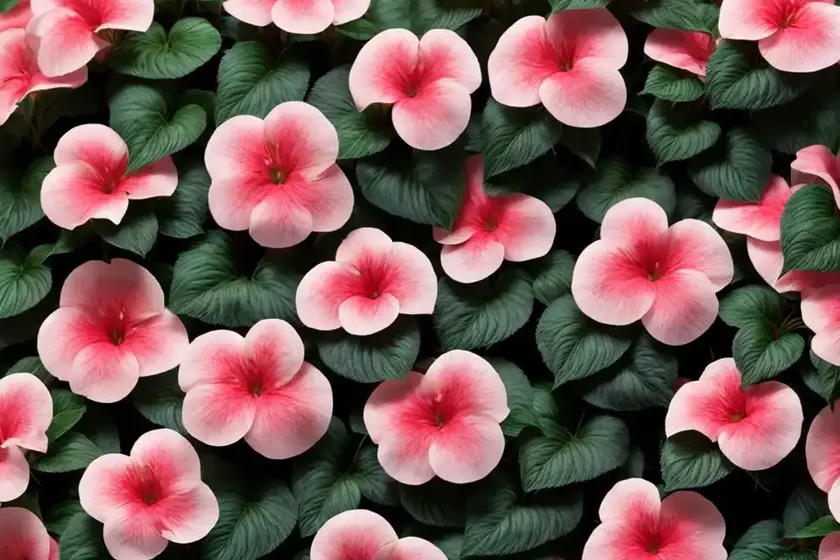 Impatiens walleriana ‘rockapulco rose’) — photo 2