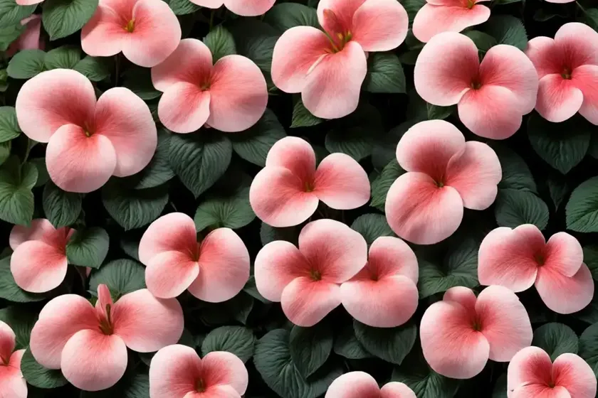Impatiens walleriana ‘rockapulco rose’) — photo 3