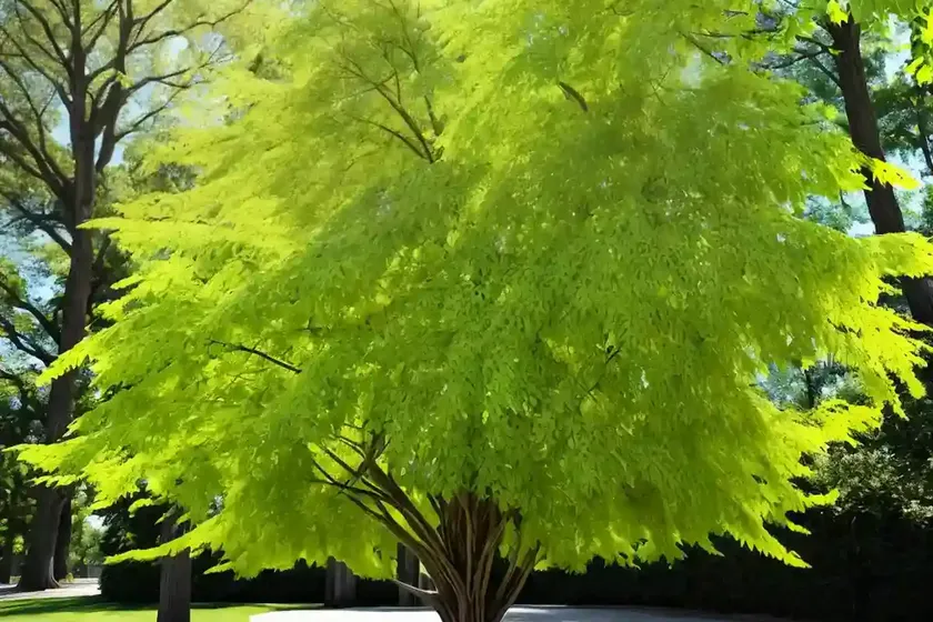 Imperial honey locust (gleditsia triacanthos f. inermis) — photo 2