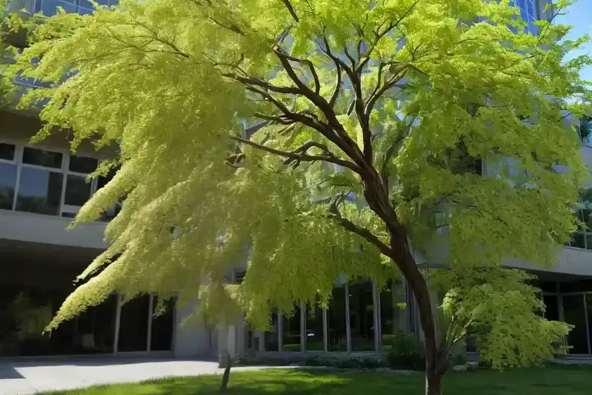 Imperial honey locust (gleditsia triacanthos f. inermis ‘impcole’ imperial) — photo 3