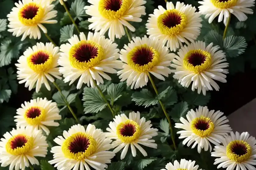 Indian chrysanthemum (chrysanthemum indicum)