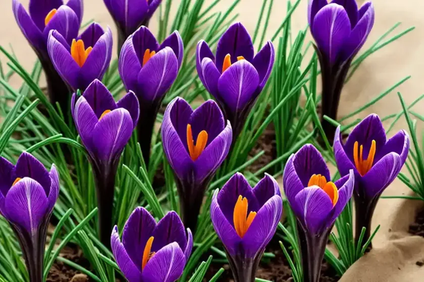 Indian saffron (crocus sativus l) — photo 2