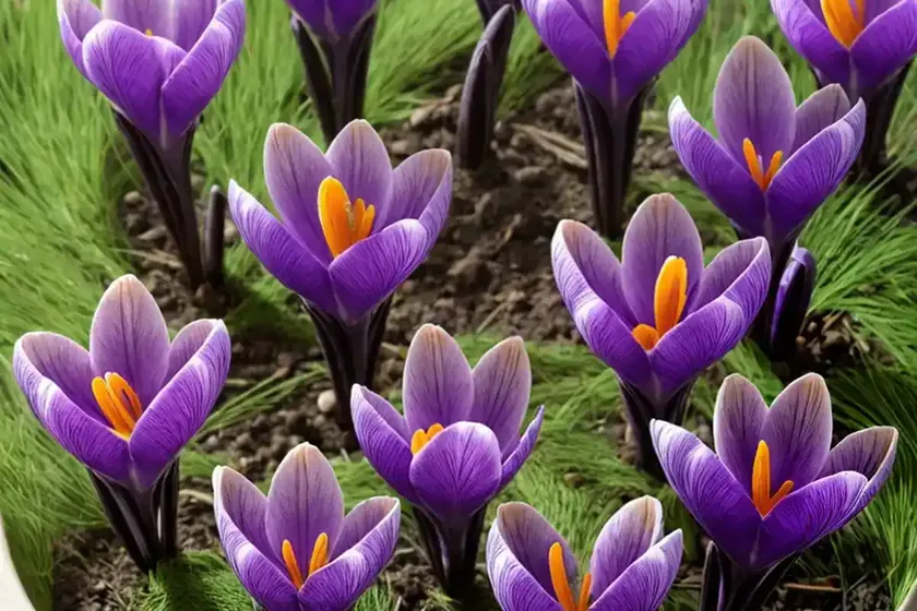 Indian saffron (crocus sativus l) — photo 3