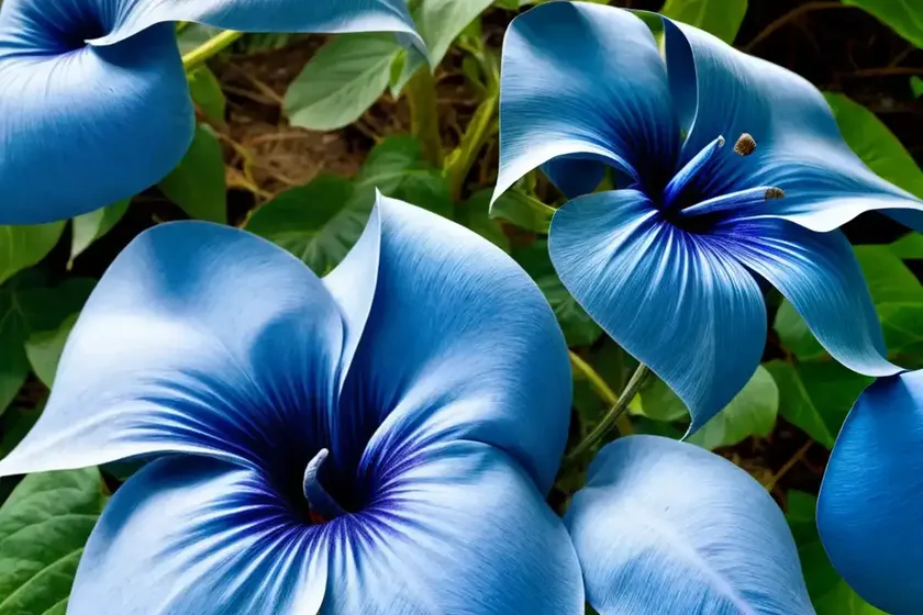 Ipomoea indica (blue morning glory) — photo 2